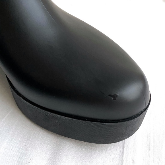 Jeffery Campbell Black Chelsea Rain Boot - Picture 6 of 9